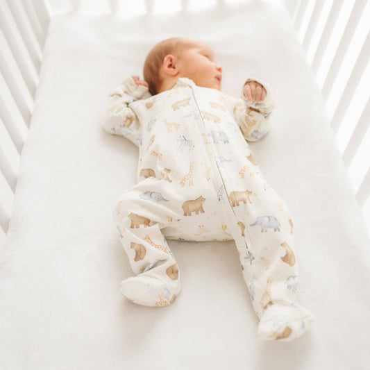 Magnolia Baby | Safari Zip Footie