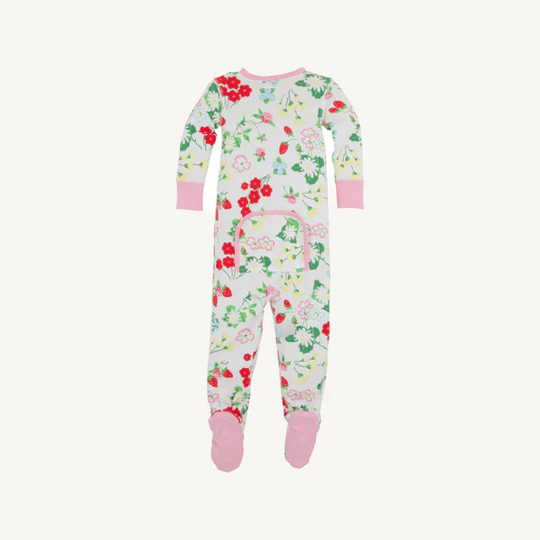 TBBC | Noelle’s Night Night Footed - Berry Sweet with Pier Party Pink