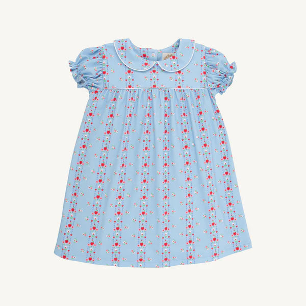 TBBC | Holly Day Dress - First Day Flowers with Worth Ave White & Richmond Red