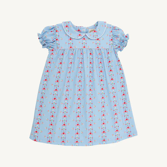 TBBC | Holly Day Dress - First Day Flowers with Worth Ave White & Richmond Red