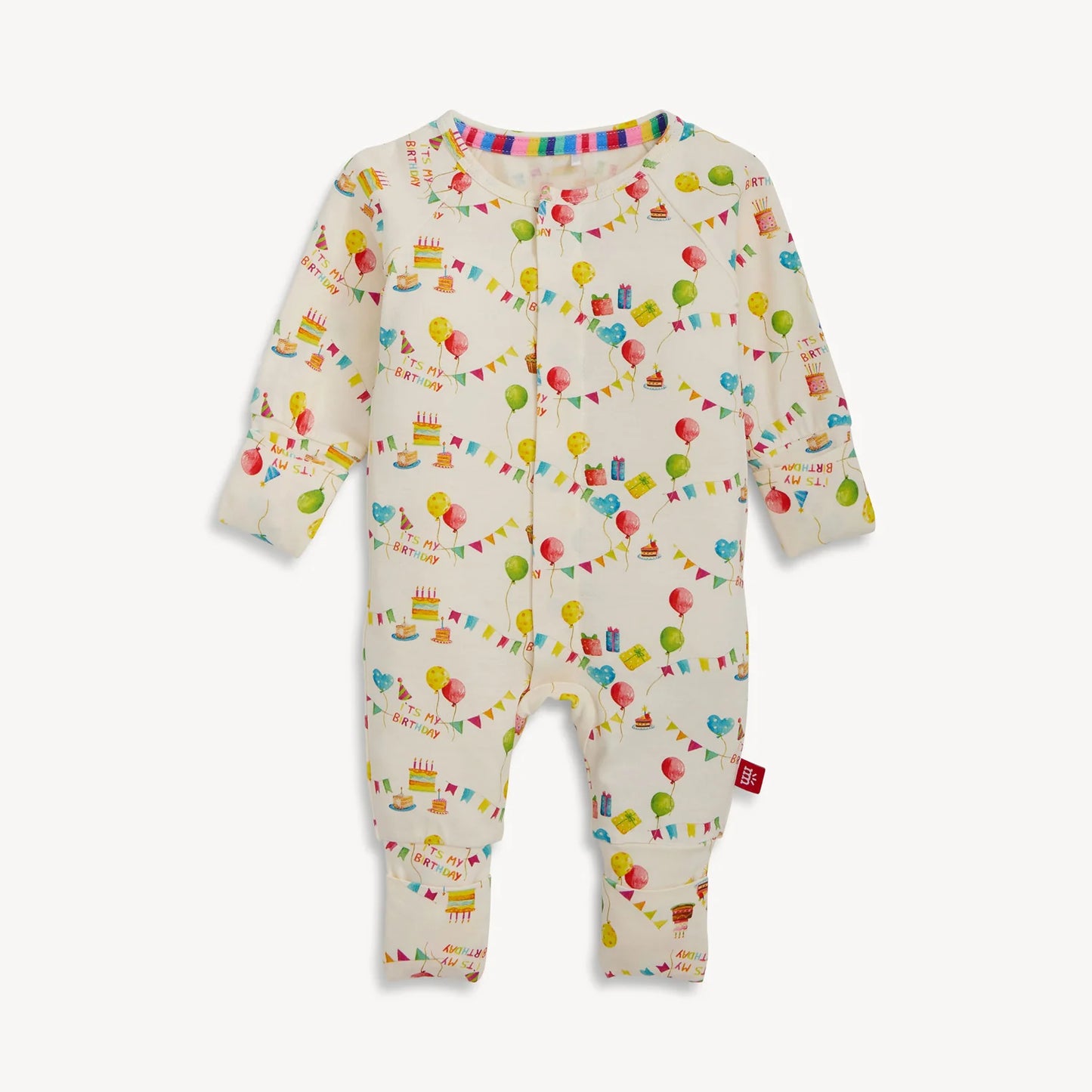 Magnetic Me | Modal Convertible Coverall - Birthday Babe
