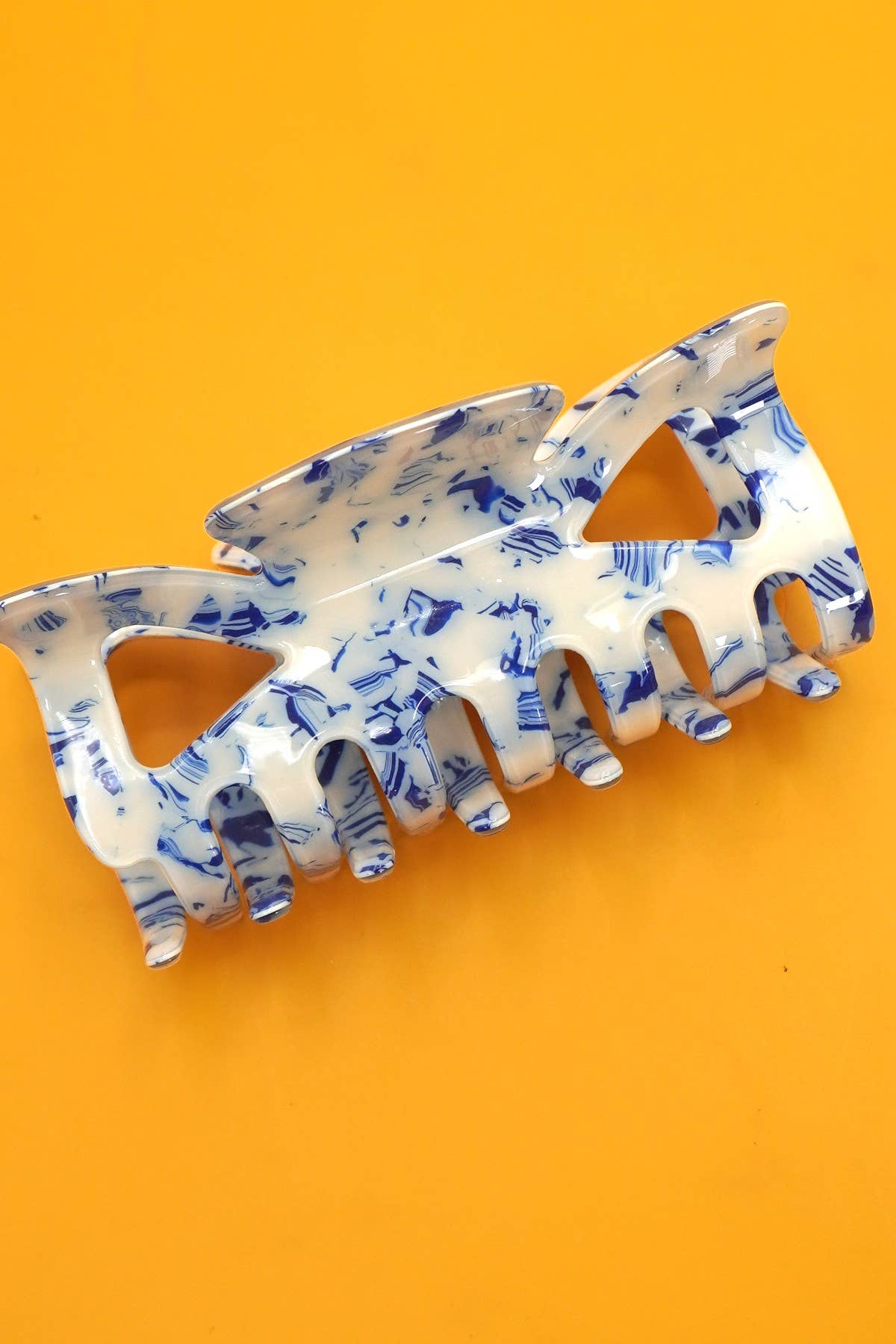 Vintage Porcelain Style Hair Claw Clip