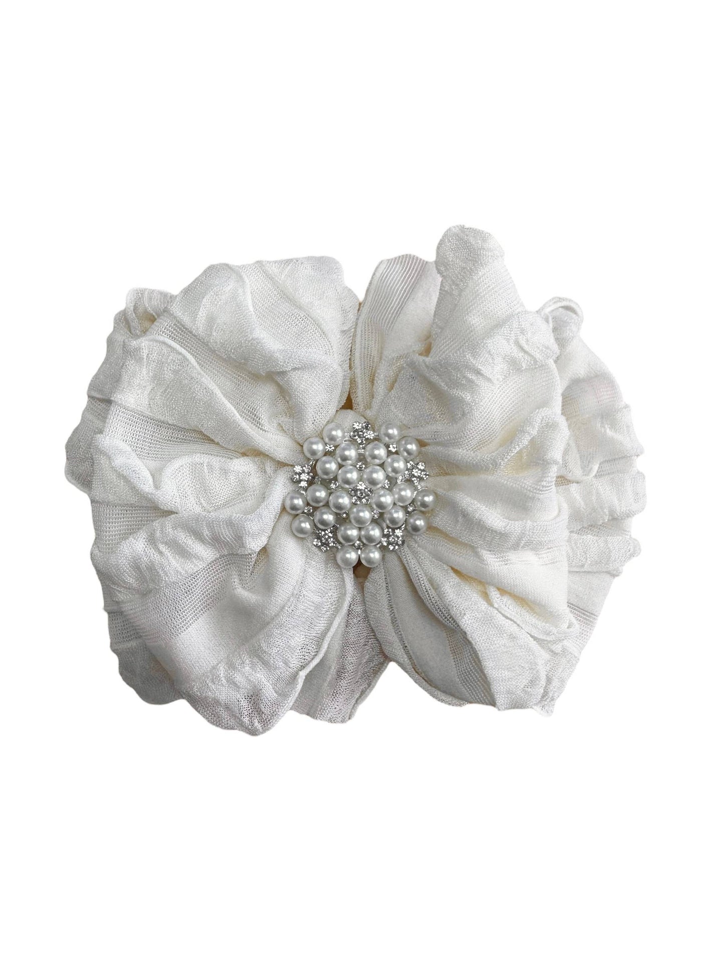 Rockin Royalty - Pearl Ruffled Headband