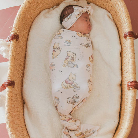 Copper Pearl | Knit Swaddle Blanket - Hunny