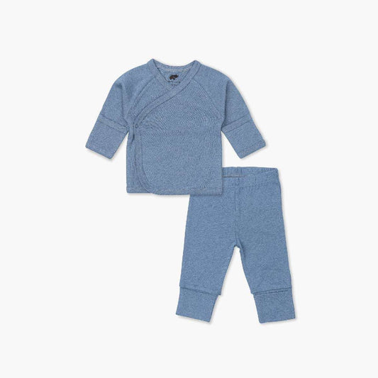 Blue Heather Hello Baby Set