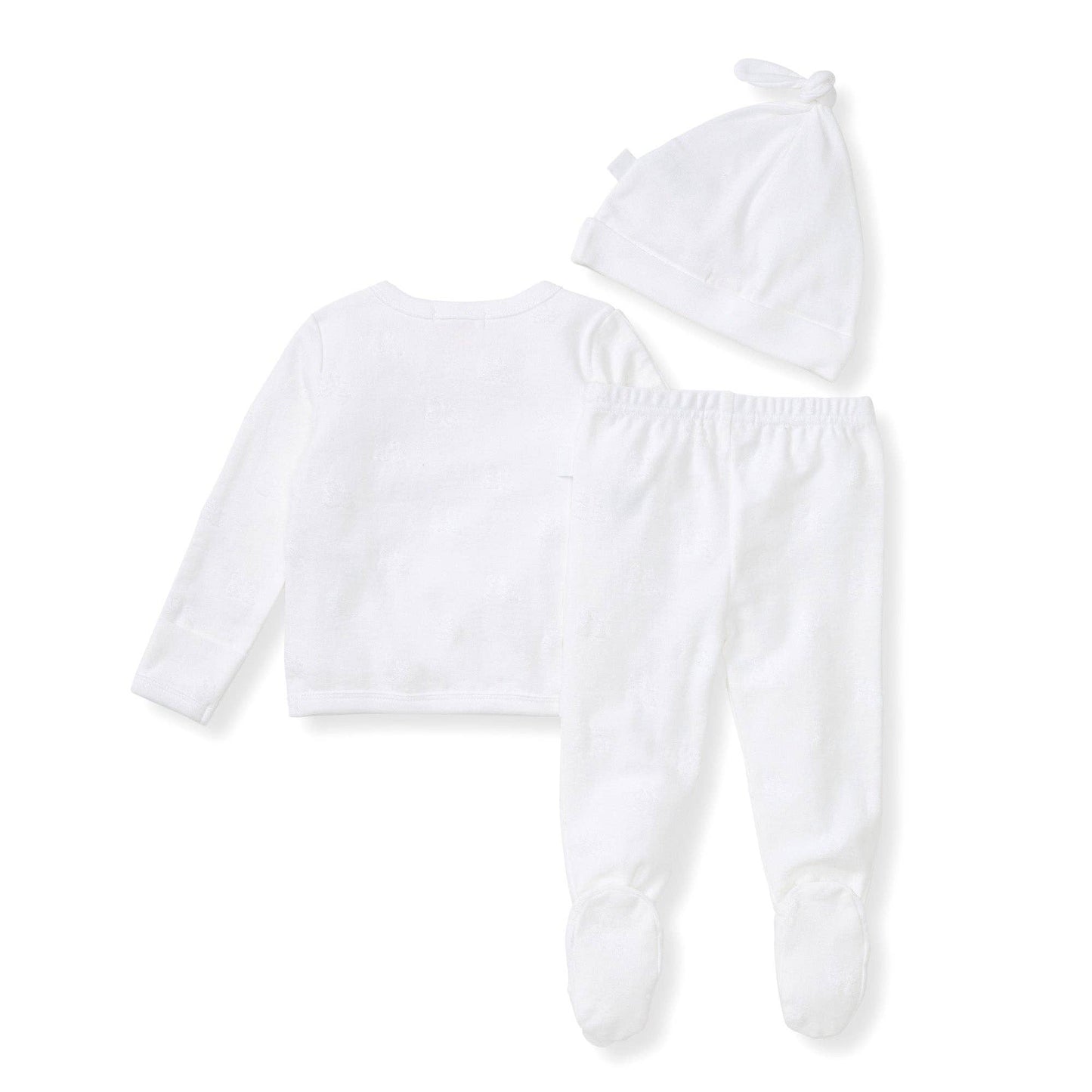 Raised Terry Bee Take Me Home Set - Cloud | Organic Cotton