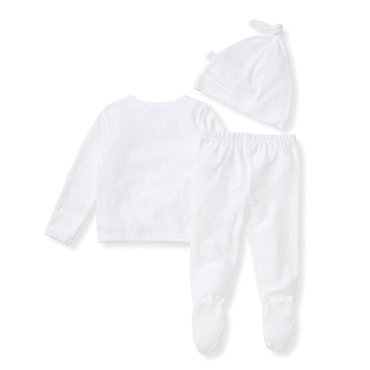 Raised Terry Bee Take Me Home Set - Cloud | Organic Cotton