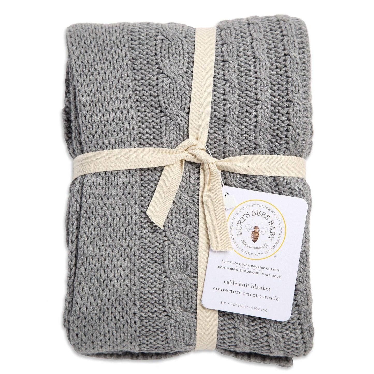 Burt's Bees Baby - Cable Knit Stroller Blanket
