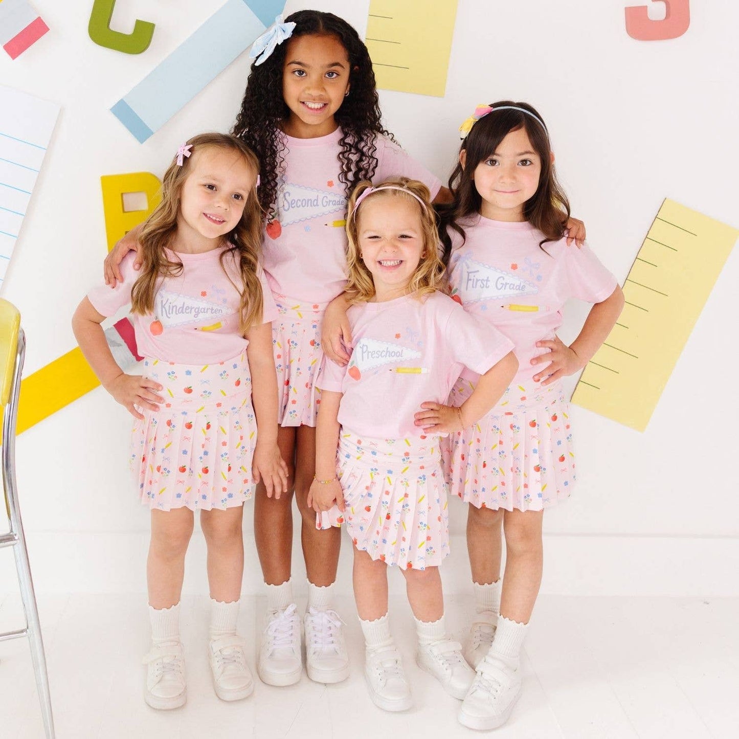 Second Grade Pennant Short Sleeve T-Shirt - Back To School