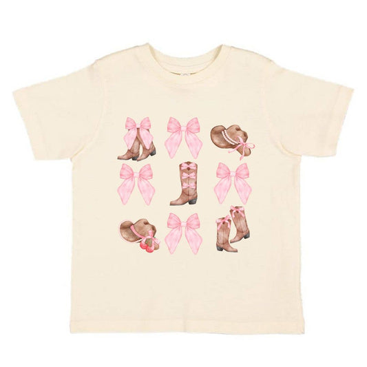 Boots and Bows Cowgirl Short Sleeve T-Shirt