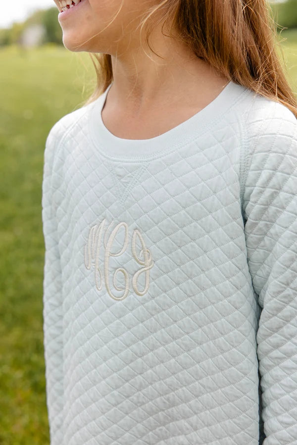 TBBC | Cassidy Comfy Crewneck Dress (Quilted) - Old Greenwich Green