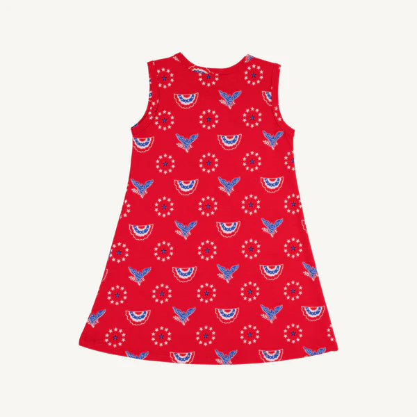 TBBC | Sleeveless Polly Play Dress - Star Spangled Swag