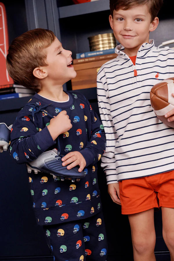 TBBC | Boys Cassidy Comfy Crewneck - Hut! with Nantucket Navy
