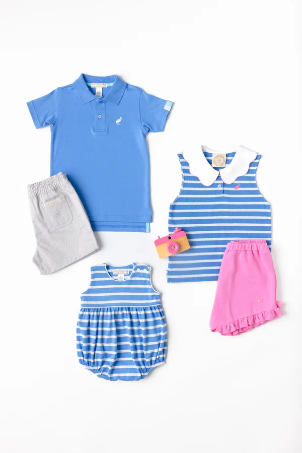 TBBC | Bartlett Bubble - Barbados Blue Stripe with Worth Avenue White