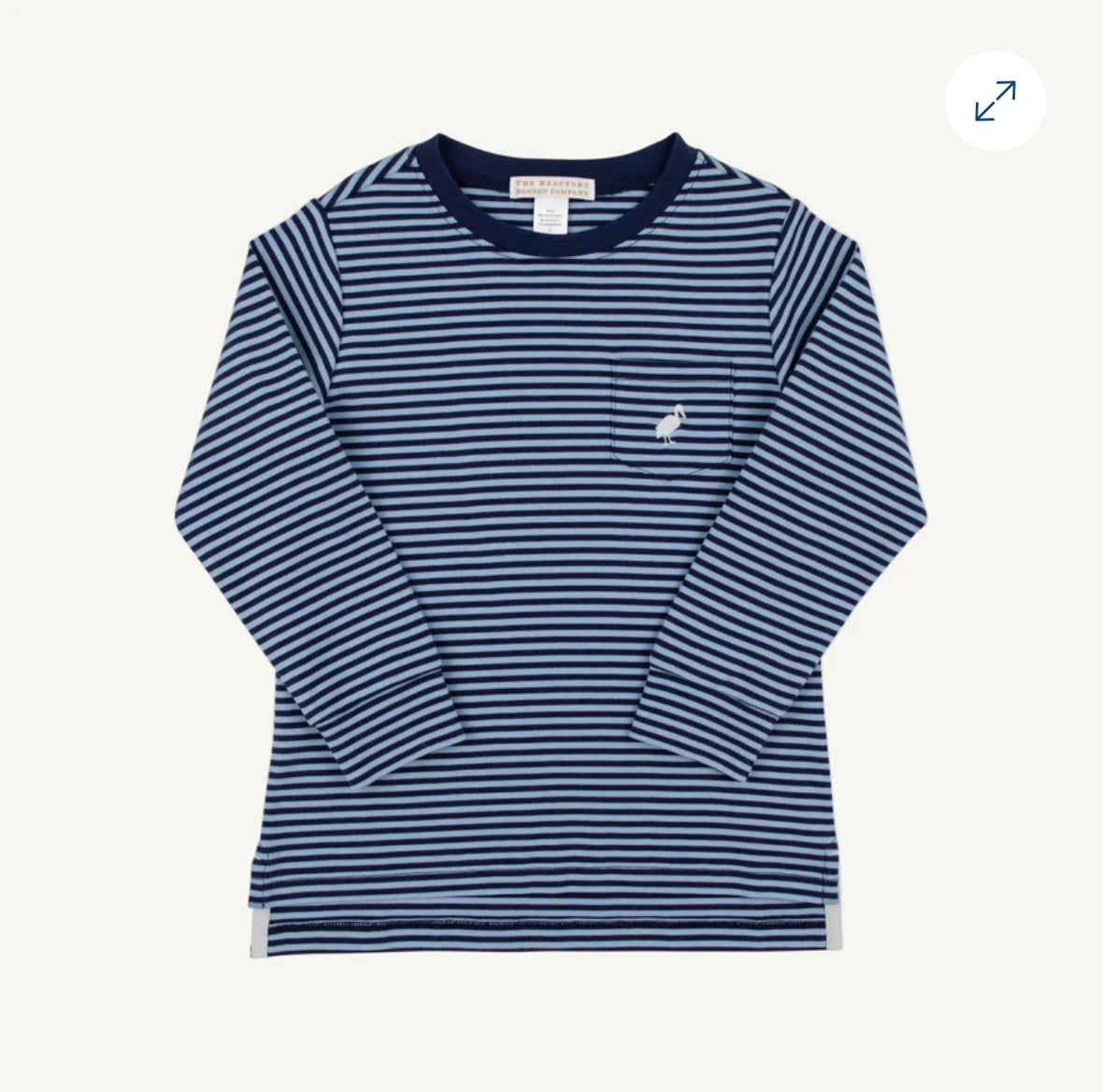 TBBC | Long Sleeve Carter Crewneck - Barrington Blue Stripe