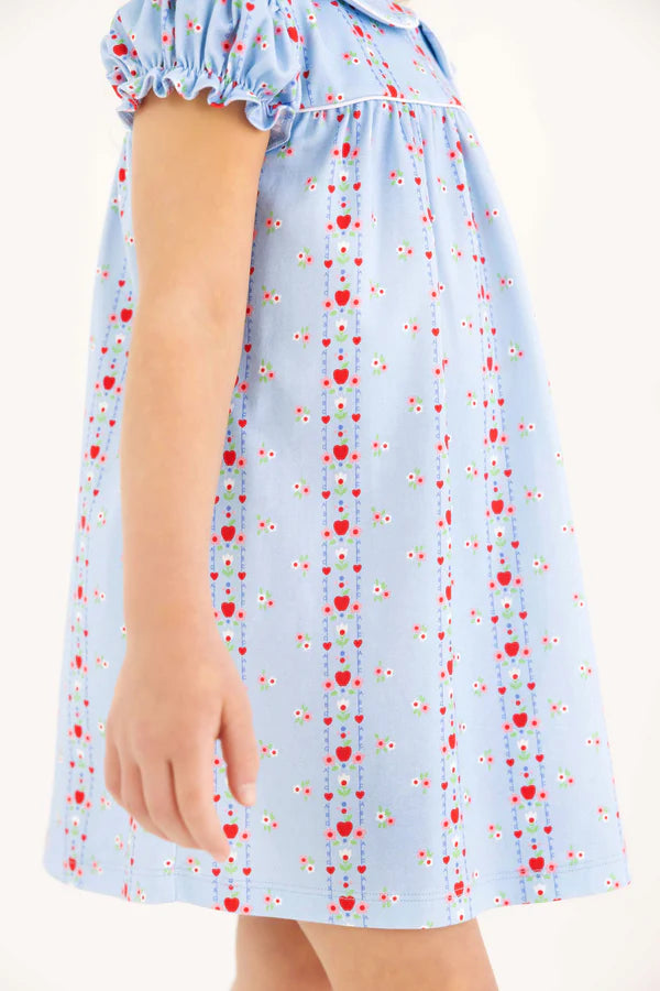 TBBC | Holly Day Dress - First Day Flowers with Worth Ave White & Richmond Red