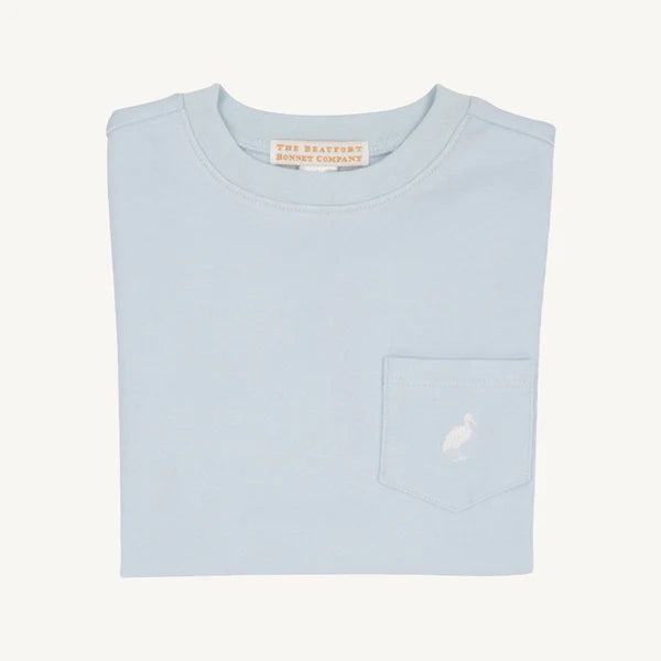 TBBC | Carter Crewneck - Buckhead Blue with Worth Avenue White