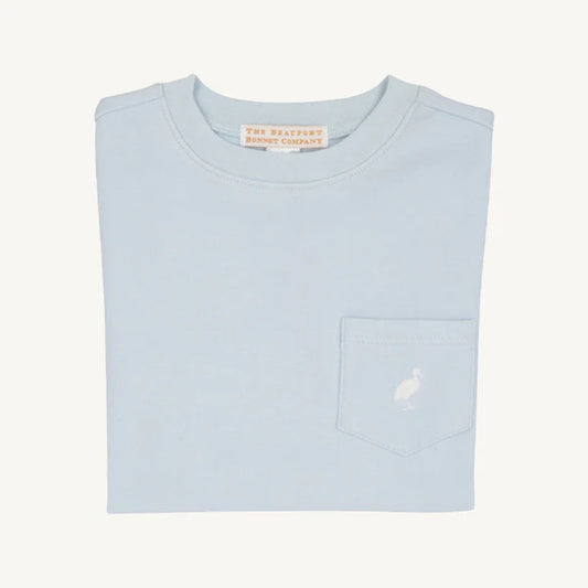 TBBC | Carter Crewneck - Buckhead Blue with Worth Avenue White