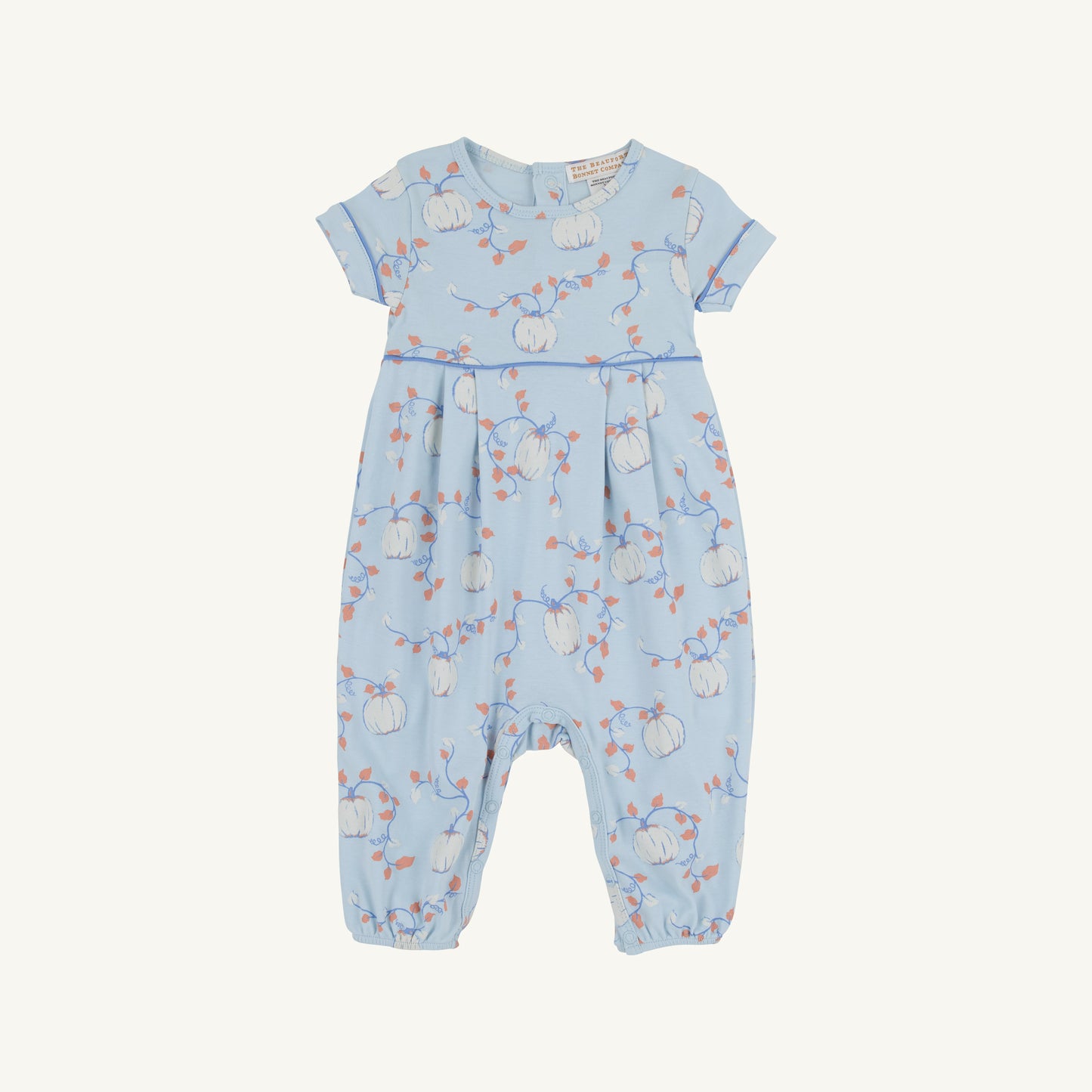 TBBC | Bradford Romper - Gourd-geous (Buckhead Blue)/Barbados Blue