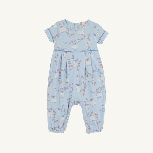 TBBC | Bradford Romper - Gourd-geous (Buckhead Blue)/Barbados Blue