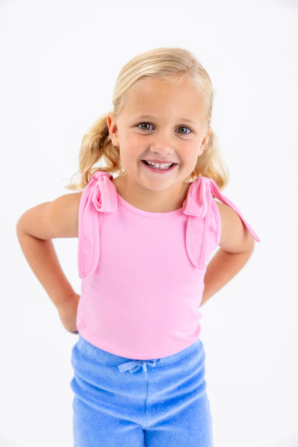 TBBC | Tay Tay Tie Tank - Hamptons Hot Pink