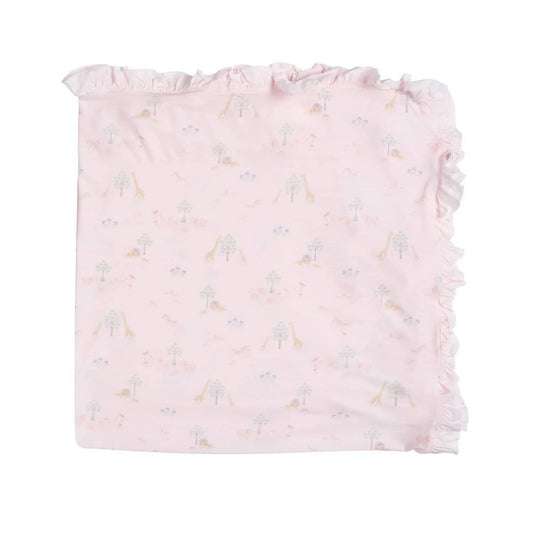 Magnetic Me | Modal Baby Blanket - Pink Serene Safari