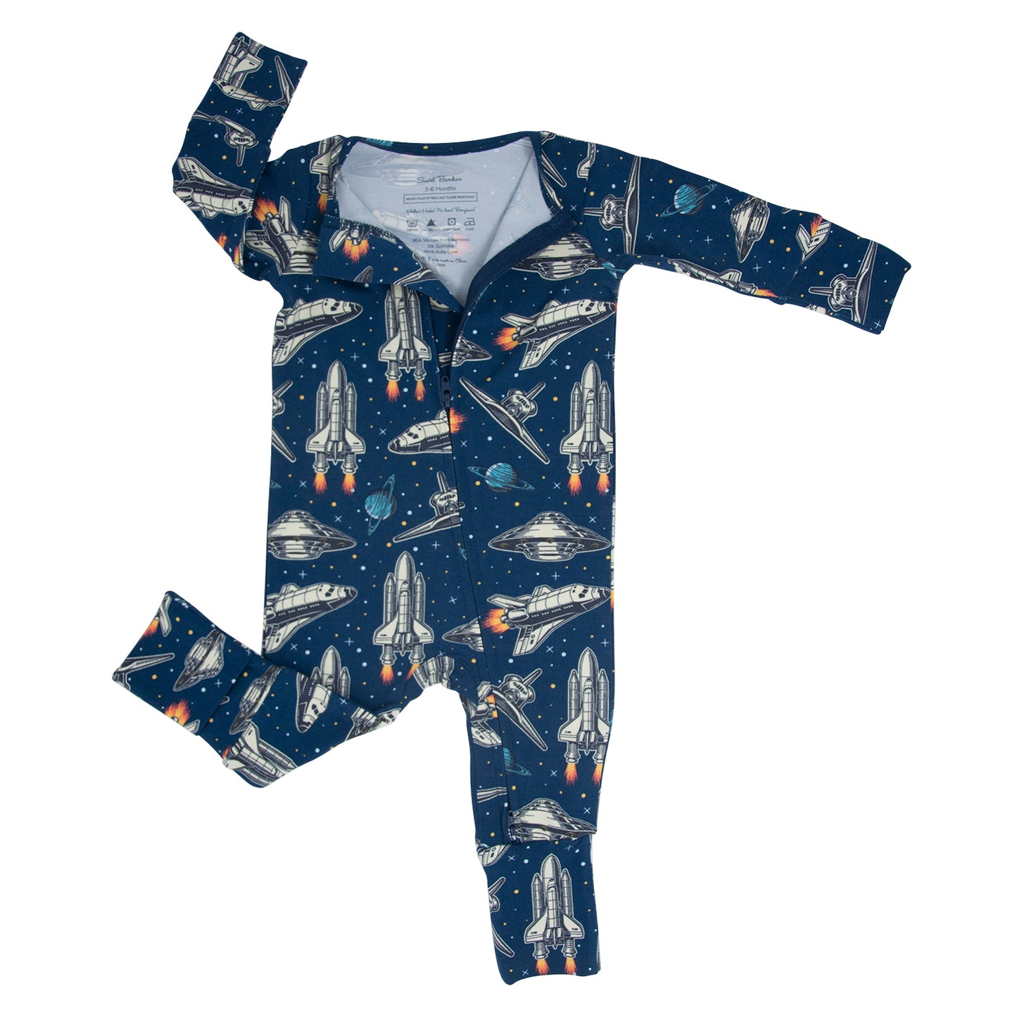 Sweet Bamboo | Convertible Romper - Deep In Orbit