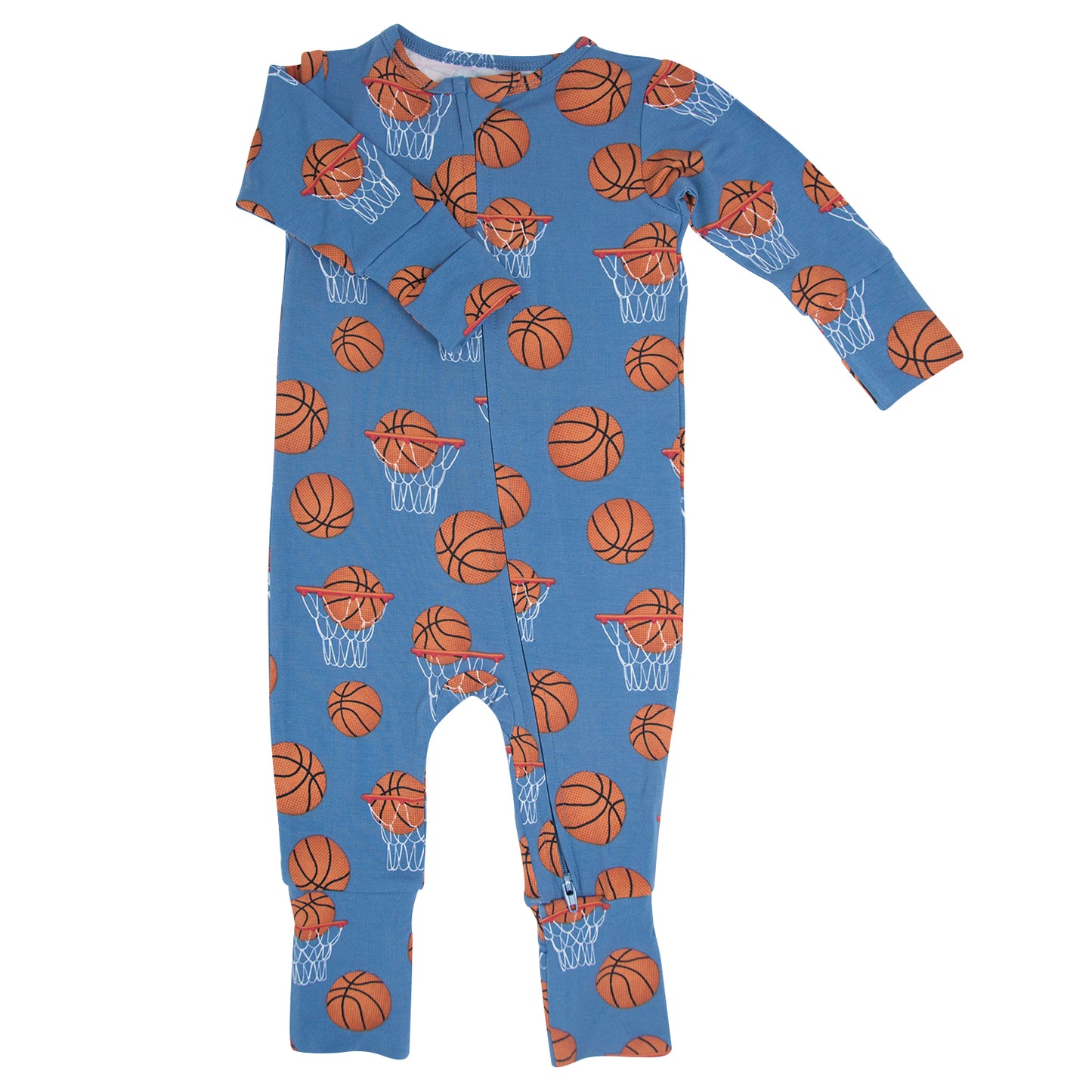 Sweet Bamboo | Convertible Romper - Basketball Hoops