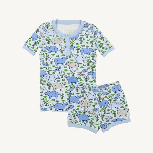 TBBC | Sutton's Short Set - Bal Harbour Hippo (Beale Street Blue)