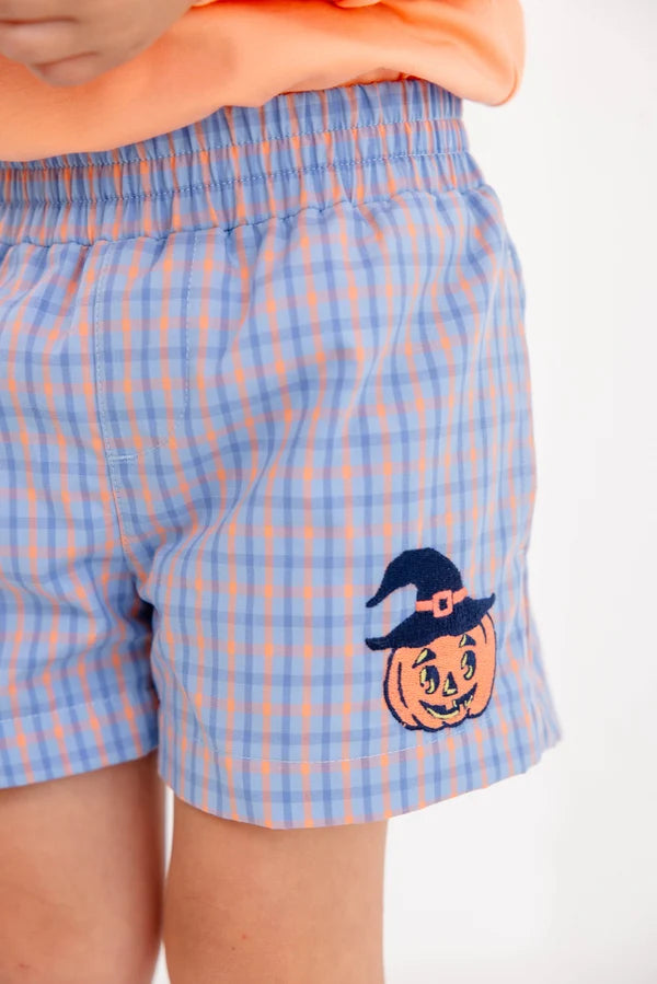 TBBC | Sheffield Shorts - Wheaton Windowpane with Seashore Sherbet and Jackolantern