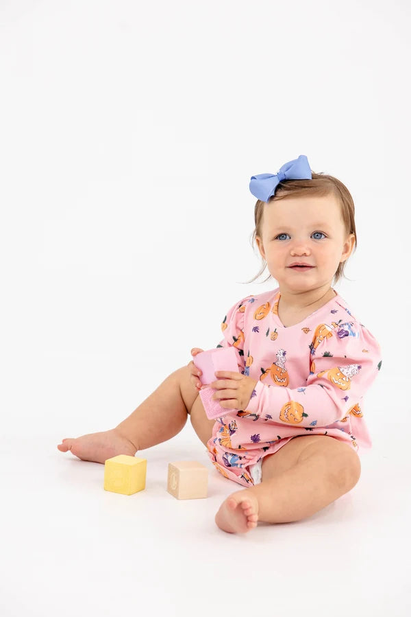 TBBC | Long Sleeve Penny's Play Bubble - Candy and Critters with Sandpearl Pink