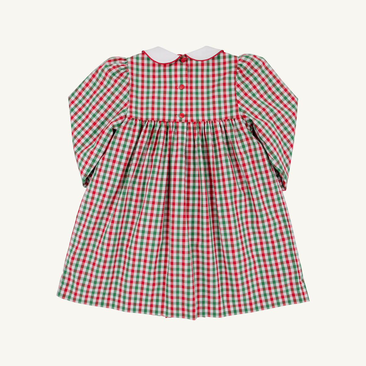 TBBC | Della Marie Dress - Richmond Red and Kiawah Kelly Green Gingham with Worth Avenue White