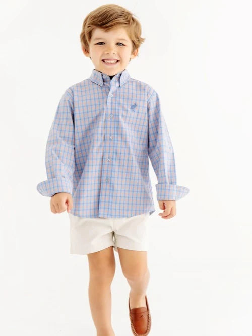 TBBC | Deans List Dress Shirt - Wheaton Windowpane/Nantucket Navy