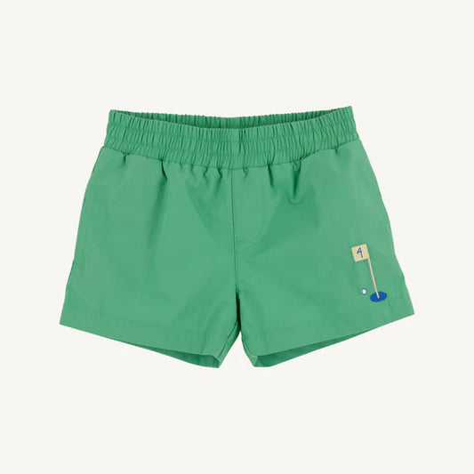 TBBC | Sheffield Shorts - Gibson Island Green with Golf Embroidery