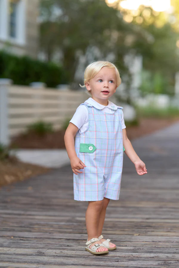 TBBC | Peter Pan Collar Shirt & Onesie - Worth Avenue White