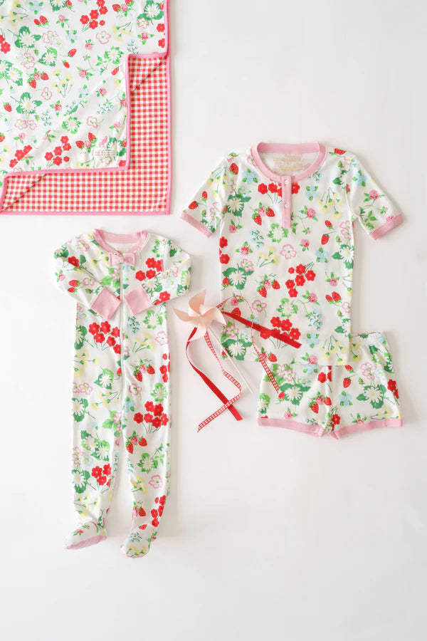 TBBC | Noelle’s Night Night Footed - Berry Sweet with Pier Party Pink