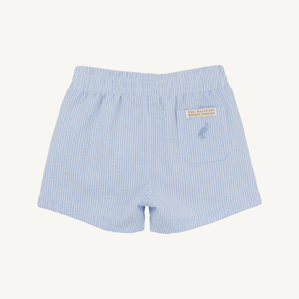 TBBC | Sheffield Shorts - Breakers Blue Seersucker with Breakers Blue