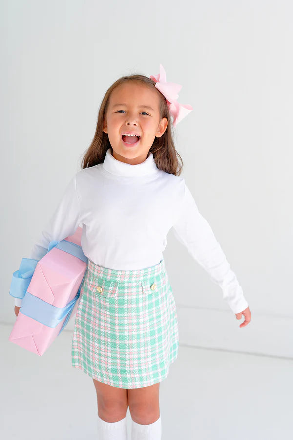 TBBC | Tatum's Turtleneck Shirt & Onesie (Unisex) - Worth Ave White