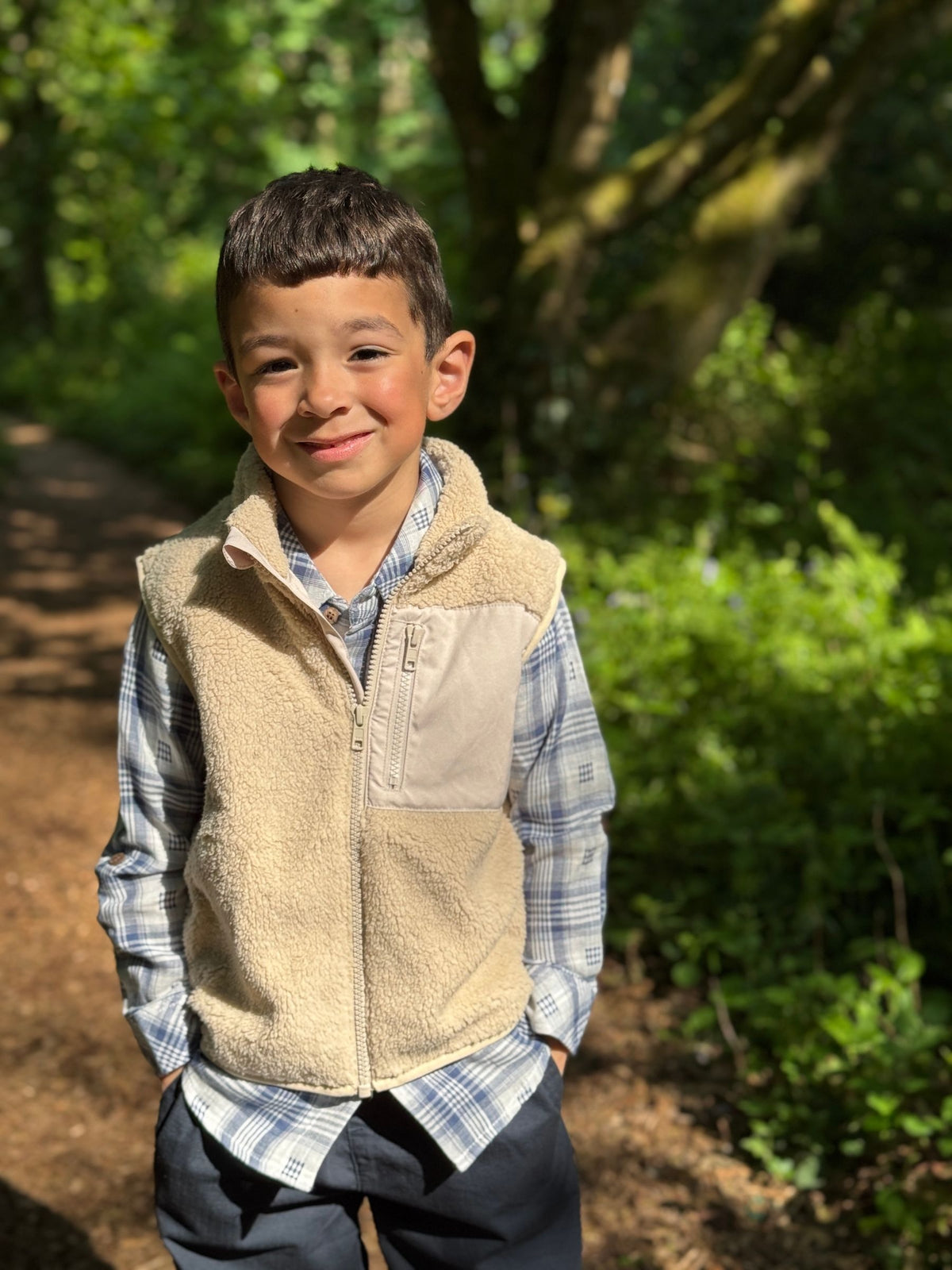 Me & Henry | Gilt Sherpa Vest