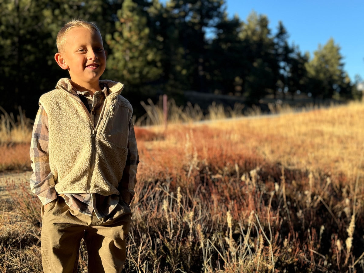 Me & Henry | Gilt Sherpa Vest