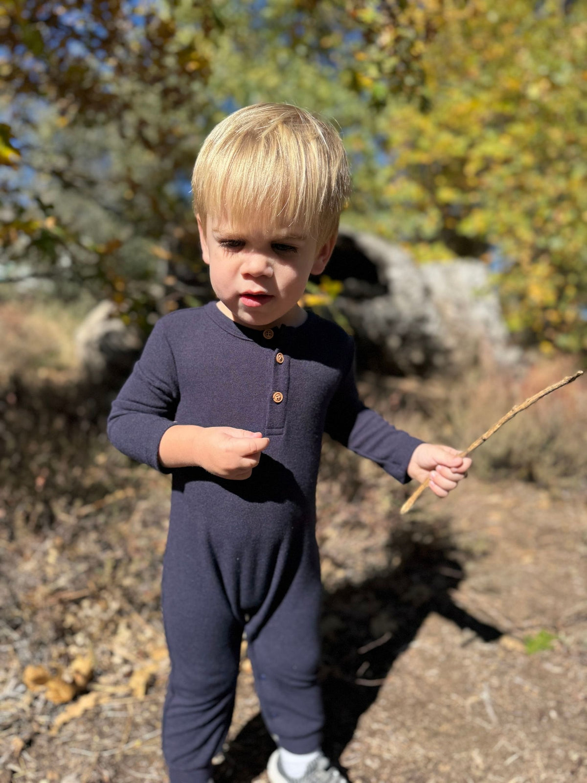 Me & Henry | Mason Cozy Henley Romper