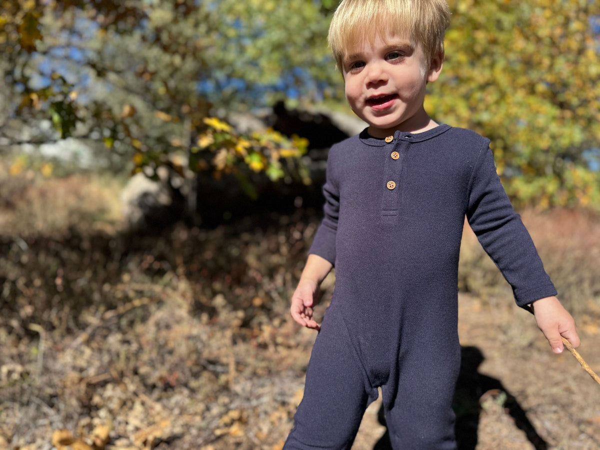 Me & Henry | Mason Cozy Henley Romper
