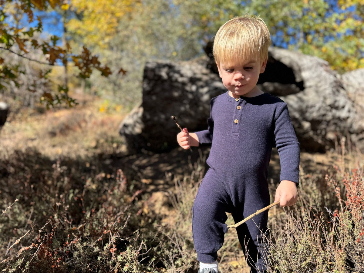 Me & Henry | Mason Cozy Henley Romper