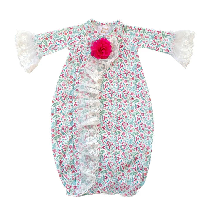 Haute Baby | Gown, Headband, and Blanket - Pretty Bloom