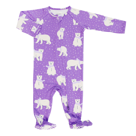 Sweet Bamboo - Zipper Footie - Baby It's Cold