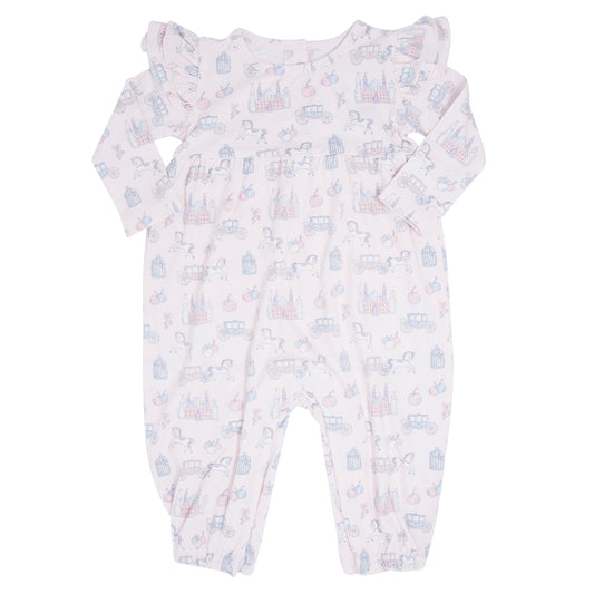 Sweet Bamboo - Long Sleeve Flutter Sleeve Romper - Fairy Godmother