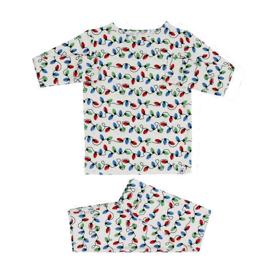 Sweet Bamboo - Big Kid Pajama - String Of Lights