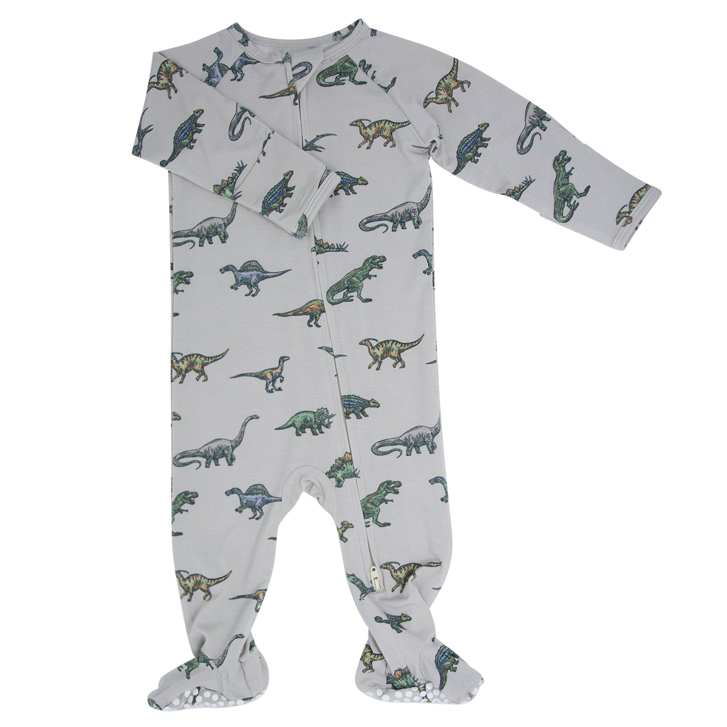Sweet Bamboo | Zipper Footie - Legendary Dinos