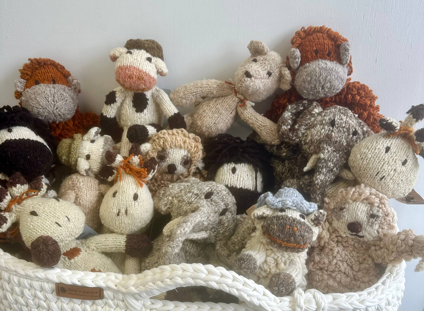 Organic Wool Knit Buddy| Elliott the Elephant