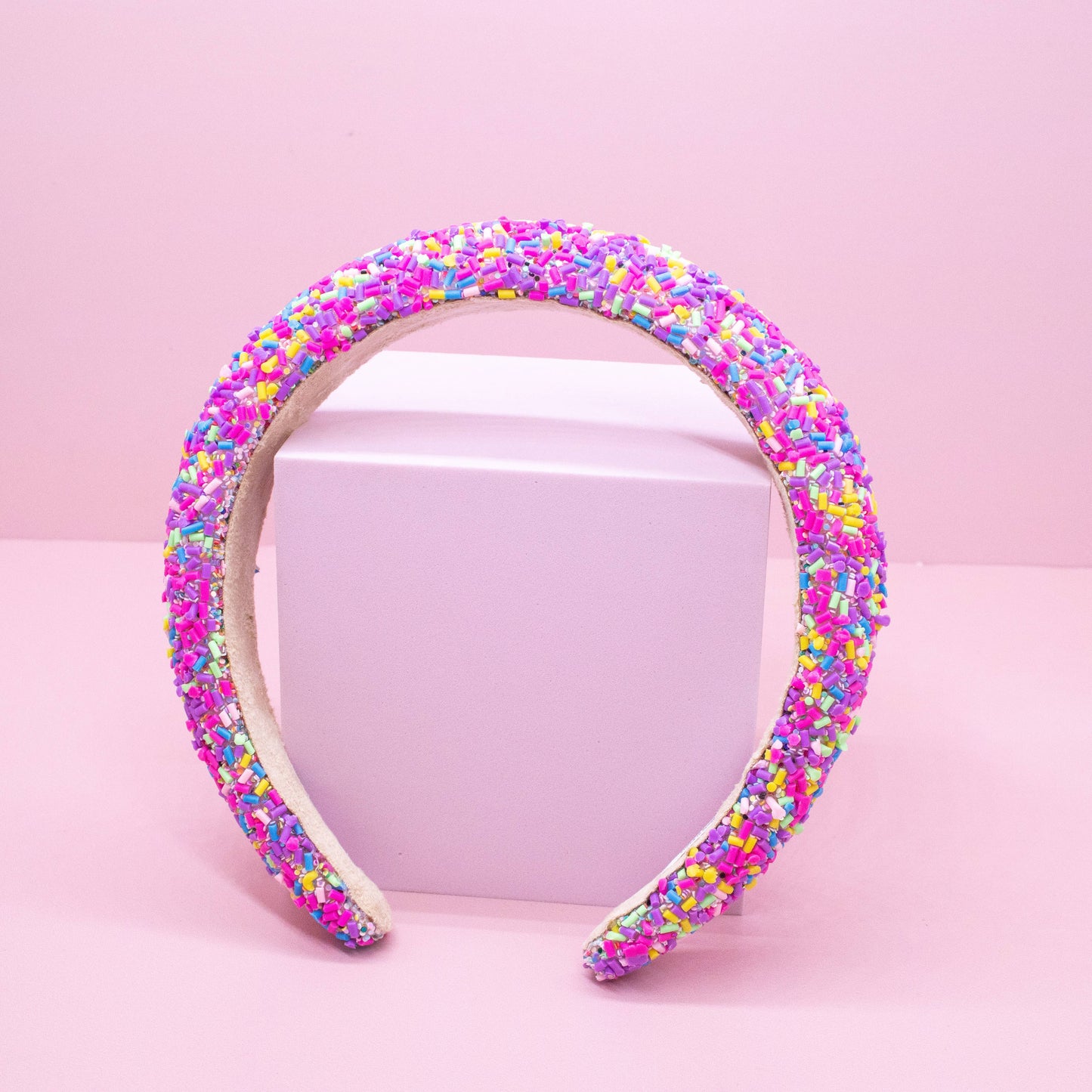Rainbow Confetti Sprinkles Headband